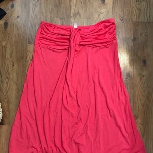 Strapless cover up dress